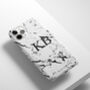 White Marble Custom Phone Case, thumbnail 1 of 5