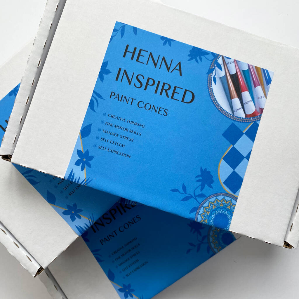 Henna Inspired Paint Cone Set, 1 of 4