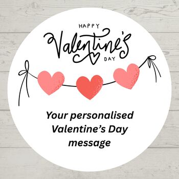 Vino Coco Personalised Valentine's Day Champagne And Truffles Gift Set, 4 of 9