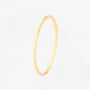 Shikaku 18 K Gold Plated Bangle, thumbnail 4 of 5