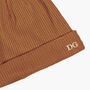 Personalised Embroidered Beanie With Initials And Matching Scarf, thumbnail 5 of 12