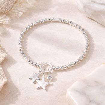 60th Birthday Star Charm Bracelet, 3 of 7