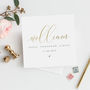 Personalised Groom Card | Bride | Gold Effect Card, thumbnail 1 of 2
