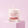 Smells Christmassy Funny Christmas Gift For Her Soy Wax Candle, thumbnail 1 of 2