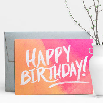 Happy Birthday Painter Greeting Card By Duke & Rabbit ...