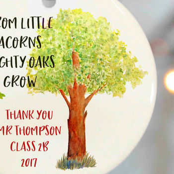 Christmas Teacher Gift And Card Little Acorns Big Oaks, 8 of 8