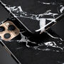 Black Marble Case For iPhone, thumbnail 2 of 4