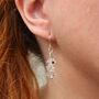 Herkimer Diamond Icicle Dangle Earrings, thumbnail 3 of 7