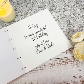 Customisable Acrylic Birthday Greeting Keepsake Card, 4 of 6