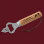 Wooden Bottle Opener 'Cycling Dad' | Perfect Gift | Novelty | Barware | Skiing | Accessory, thumbnail 1 of 2