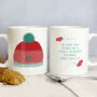 Personalised Woolly Hats Set Of Two Mugs, thumbnail 2 of 7