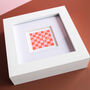 Love You Mum Checkerboard Mini Art Print, thumbnail 4 of 11