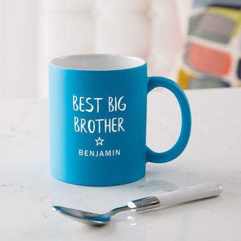 Personalised 'Best Big Brother' Mug, 2 of 3