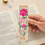 Personalised Birth Flower Bookmark, thumbnail 3 of 6