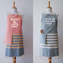 Personalised Handwoven Pure Cotton Kitchen Apron, thumbnail 2 of 12