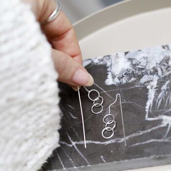 Sterling Silver Delicate Rings And Bar Threaders, 3 of 10