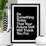 'Do Something Today' Motivational Typography, thumbnail 1 of 2