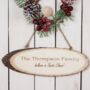 Personalised We Believe Christmas Wooden Sign, thumbnail 1 of 2