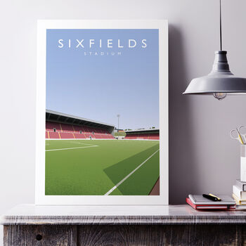 Northampton Town Sixfields Stadium Poster, 3 of 8