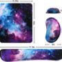 Starry Sky Keyboard Wrist Mouse Support Pad Set, thumbnail 2 of 6
