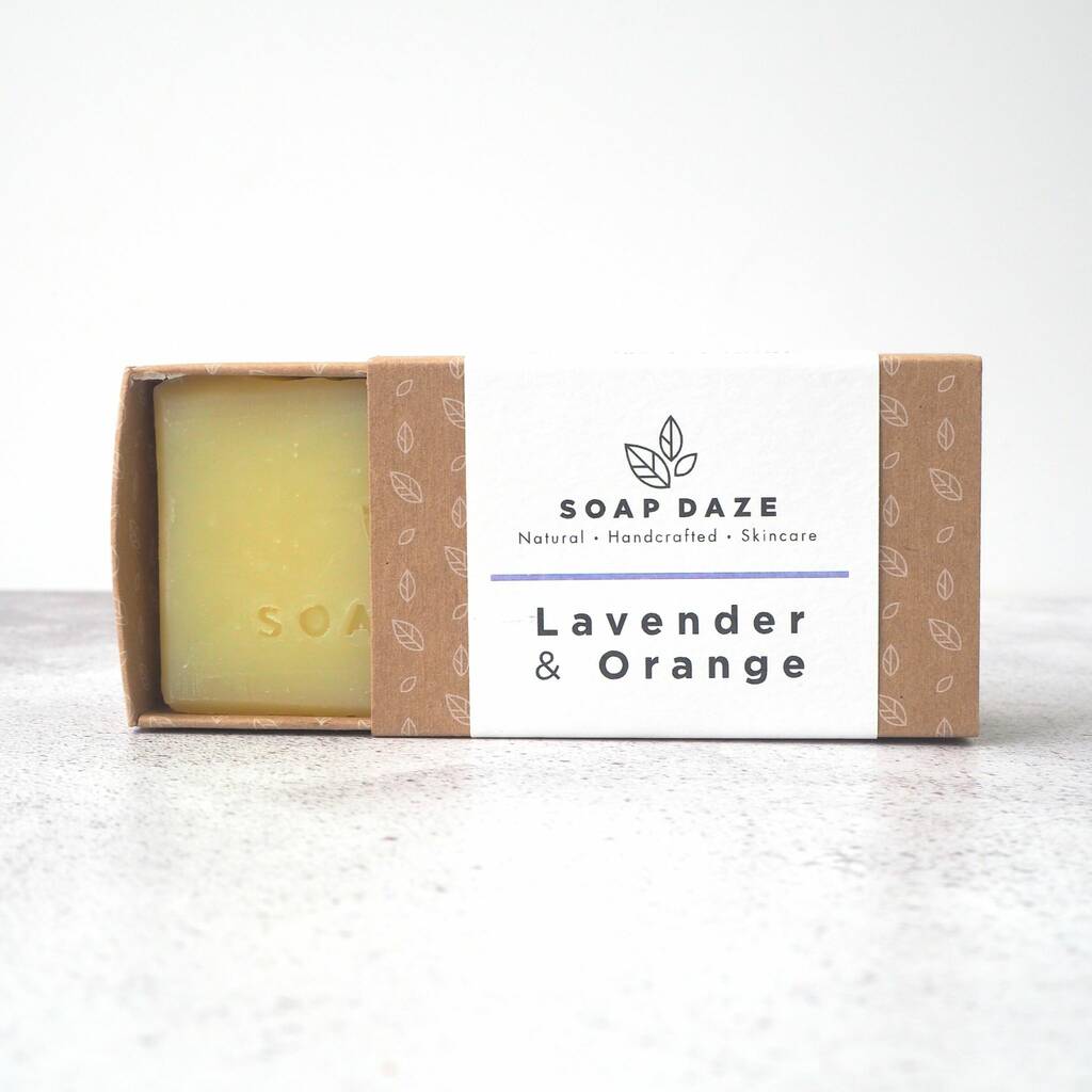 Lavender And Orange Bar Soap, 1 of 2