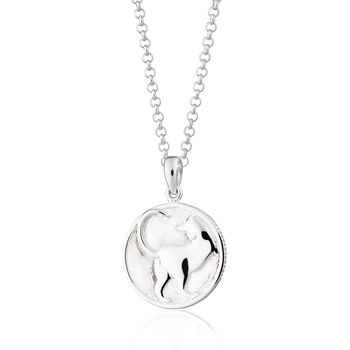 Cat Heads And Tails Coin Necklace, 8 of 12