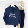 Personalised I Love My Mummy/Daddy Kids Hoodie Set, thumbnail 6 of 7