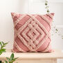 Rose Geo Textured Cushion, thumbnail 1 of 2