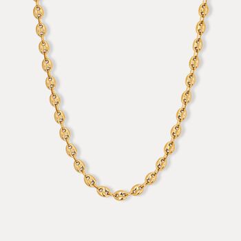 Mens 7mm Stainless Steel Mariner Link Chain Necklace, 5 of 11