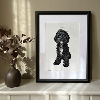 Personalised Pet Illustration In Watercolour, 6 of 12