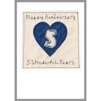 Personalised Wedding Anniversary Card For Him, 11 of 12