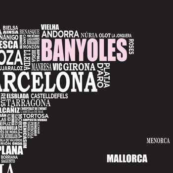 Personalised Spain Map, 2 of 4