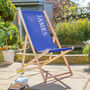 Personalised Deck Chair For Adults, thumbnail 3 of 5