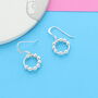 80th Birthday Bead Earrings, thumbnail 1 of 3