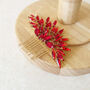 Christmas Bright Red Hair Comb, thumbnail 4 of 5