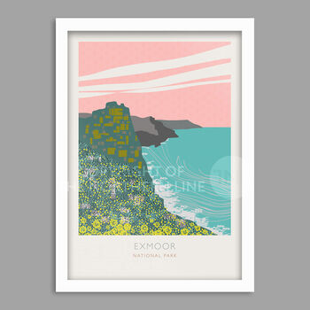 Exmoor National Park Poster Print, 4 of 5