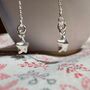 Sterling Silver Star Ear Threaders, thumbnail 4 of 5