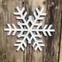 Colourful Christmas Snowflake Decoration Ornament Sign, thumbnail 12 of 12