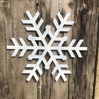 Colourful Christmas Snowflake Decoration Ornament Sign, 12 of 12