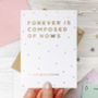 Valentine's Day 'Forever' Gold Foil Card, thumbnail 2 of 2