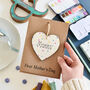 Personalised First Mother's Day Heart Dotty Card, thumbnail 1 of 4