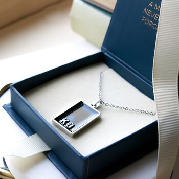 Men's Personalised Initial Tag Necklace, 3 of 12