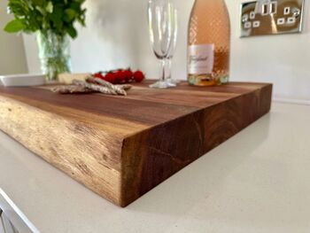 Large Wooden Chopping Board 50cm Butchers Block Board, 5 of 8