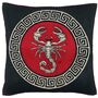Scorpio Hand Embroidered Zodiac Cushion, thumbnail 1 of 2