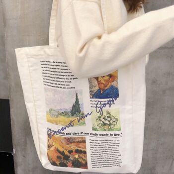 Artist Extra Large Tote Bags, Back To School Bag, 3 of 7