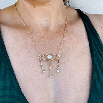 Mythos Aphrodite Pearl And Gold Necklace, 2 of 2