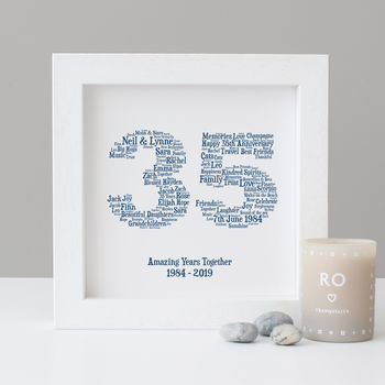 Personalised 35th Anniversary Gift, 6 of 7