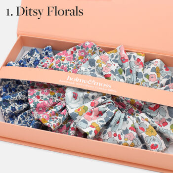 Liberty Print Scrunchie Gift Box, 2 of 8