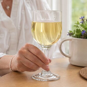 Engraved Wine Glass Personalised 80th Birthday Gift, 2 of 8