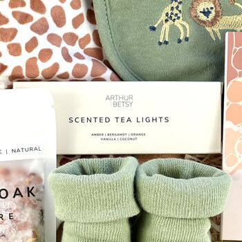 Giraffe Safari New Baby And New Parents Gift Set, 7 of 8